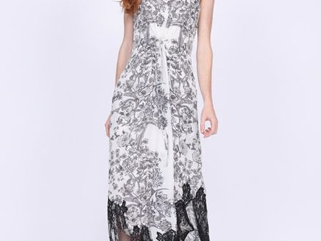 Gold Hawk French Toile Draw Dress on Sale