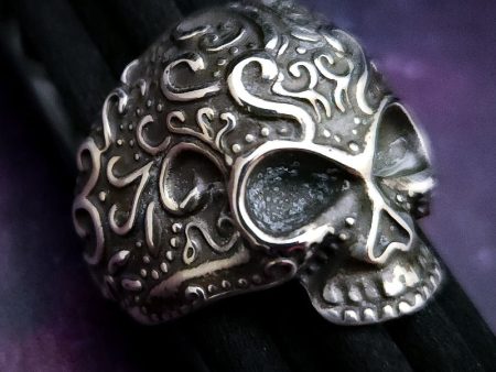 RAGER Adjustable Skull Ring on Sale