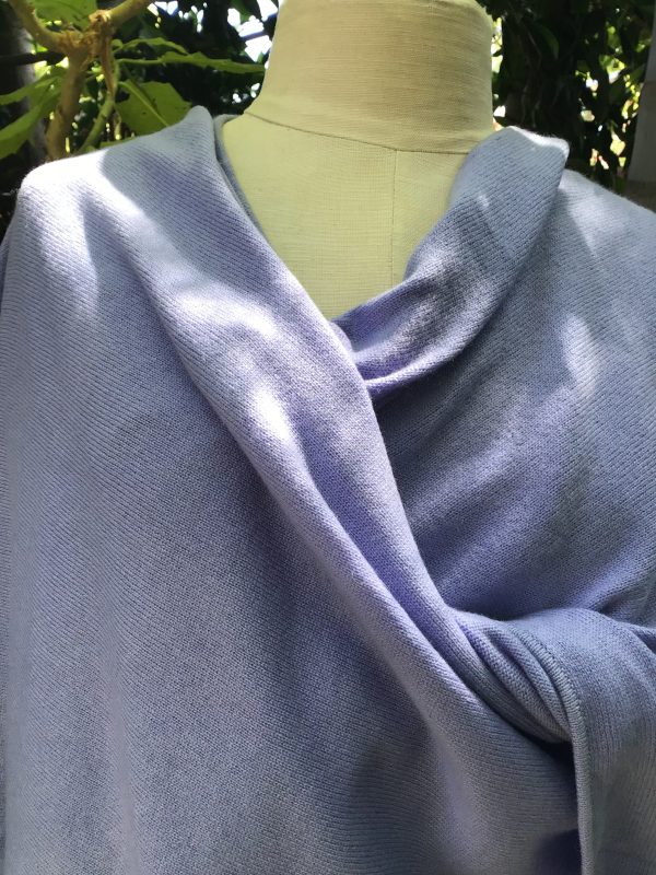 100% Cashmere Cape   Periwinkle Sale