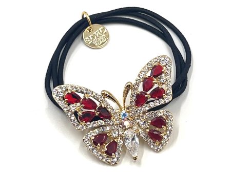 Crystal Butterfly Ponytail Holder Online Hot Sale