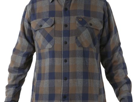 Men s Fleece Lined Flannel Shirt Jacket For Cheap