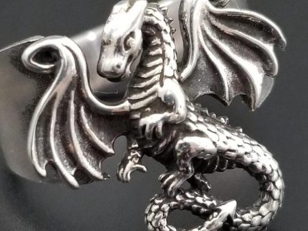 NIGHT WING DRAGON Ring Cheap