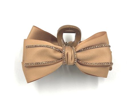 Gold Accent Bow Hair Jaw For Discount