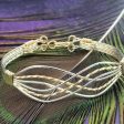 INFINITY Bracelet or Anklet (Submissive or Traditional} Sterling and Gold For Discount