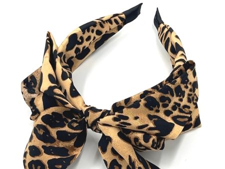 Leopard Bow Headband Online Sale