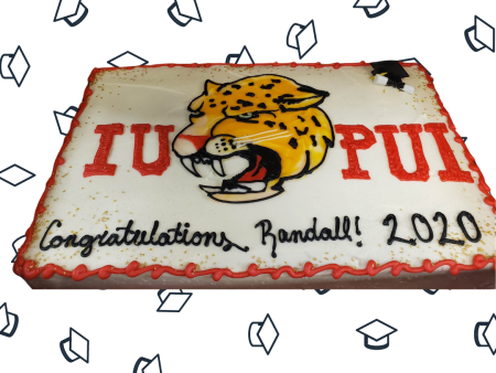 Congratulations! Graduation University Logo Cake- 2 Sizes! Supply