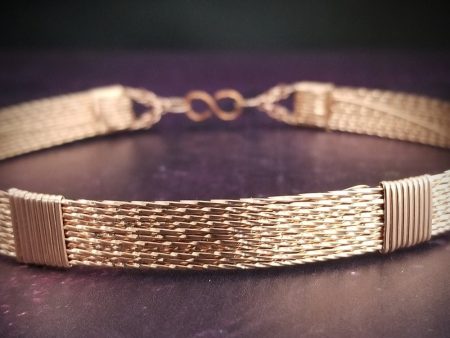 ASHANTI Wide Collar, Rose Gold Cheap