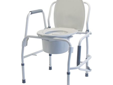 Lumex Silver Collection Steel Drop Arm 3-in-1 Commode Discount