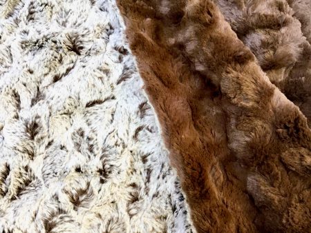 Faux Fur Brown Fox   Chocolate Sable Throw For Discount