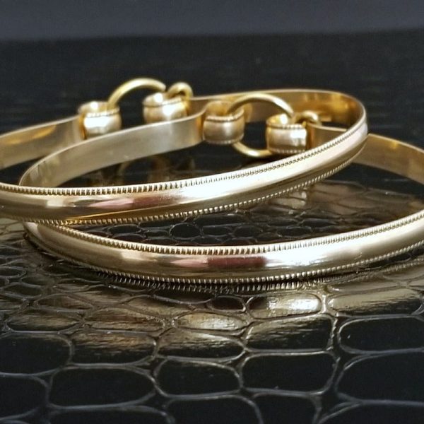 JANUS Handcuff Bracelets, 14k Gold Filled {Single or Pair} Cheap