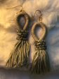 Catherine Popesco Dove Grey Tassel Earring For Discount