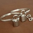 JANUS Handcuff Bracelets {Pair} Sterling Hot on Sale