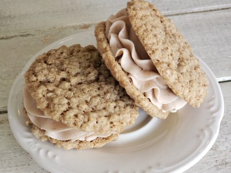 Gluten-Free AND Dairy-Free Vegan Oatmeal Cream Pie Cookie Sandwich For Discount