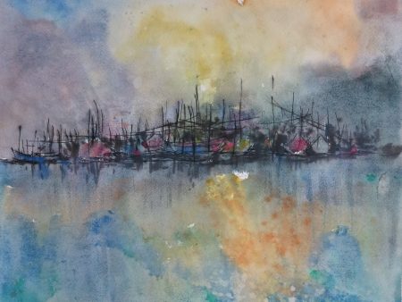 Sawan Tantiwan - Fishing boats on the bay Fashion