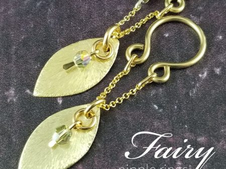 FAIRY NIPPLE RINGS, PAIR, {non-piercing, adjustable} Online now