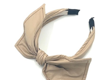 Leather Bow Headband Online Hot Sale