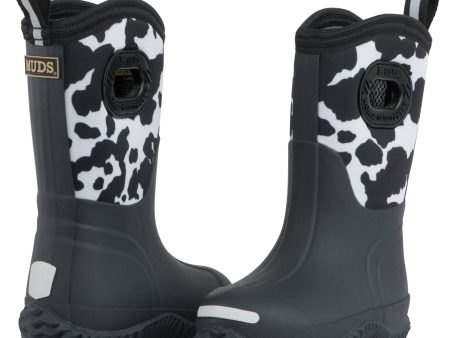 Kids Youth MUDS® Cow Print High (Closeout) Online