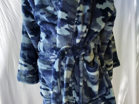 Blue Camo Youth Fleece Robe on Sale