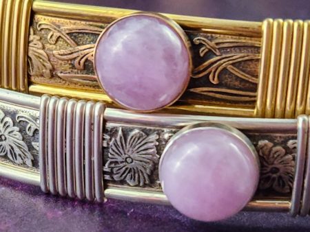 SOFT and SWEET Locking Gemstone Collar, Kunzite Online Hot Sale