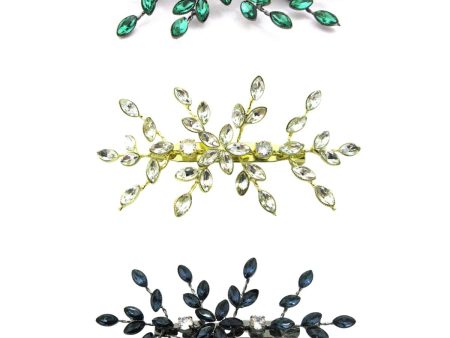 Crystal Rhinestone Floral Pin Brooch Online now