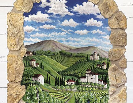 CIN2650 - Vineyard Landscape - 12x16 Fashion