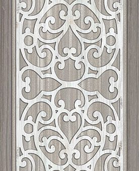 CIN2745 - Geo Greige Deco Panel 1 - 9x18 Supply