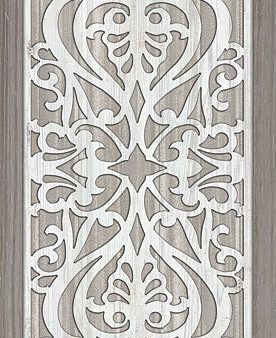 CIN2747 - Geo Greige Deco Panel 3 - 9x18 Hot on Sale