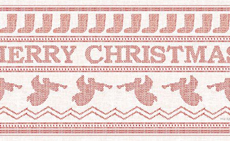 CIN2652 - Merry Christmas Stitchery    - 18x9 For Sale