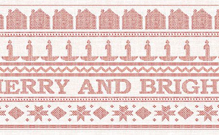 CIN2653 - Merry and Bright Stitchery   - 18x9 Supply