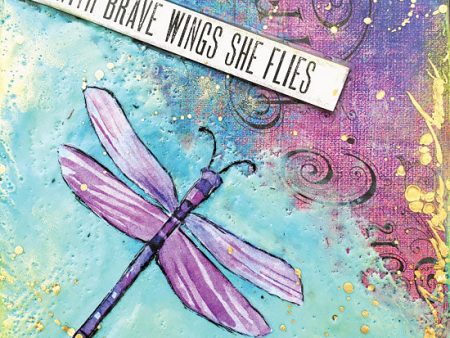 BHAR546 - With Brave Wings She Flies  - 12x12 Hot on Sale