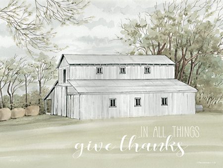 CIN2501 - In All Things Give Thanks - 16x12 Cheap